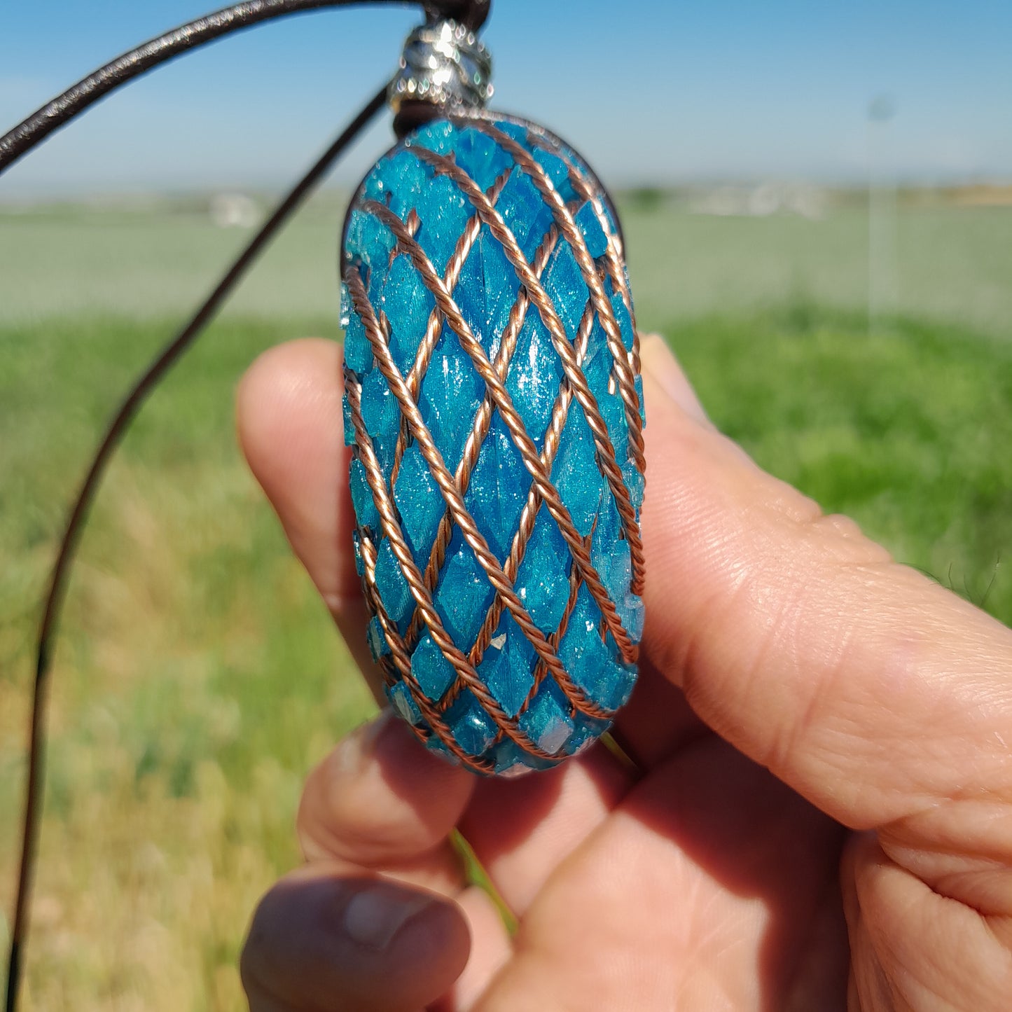 Bobina Rodin Azul- Generador de Ondas de Vórtice