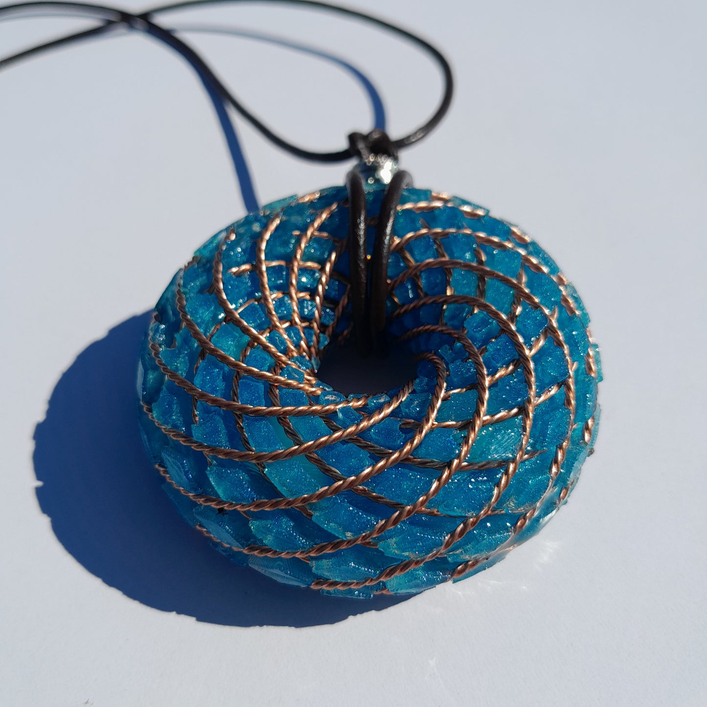 Bobina Rodin Azul- Generador de Ondas de Vórtice