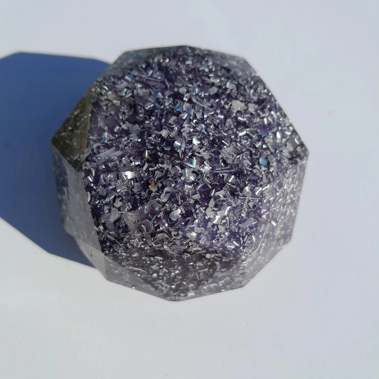 Domo de Orgonita Violeta- Tamaño Mediano- Protector 5G- Orgone Energy