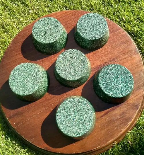 Mini Orgonitas Tumbatorres Color Verde- orgonita tumbatorre