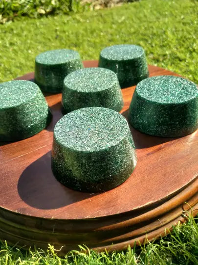 Mini Orgonitas Tumbatorres Color Verde- orgonita tumbatorre