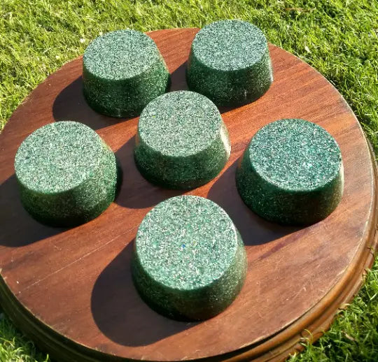 Mini Orgonitas Tumbatorres Color Verde- orgonita tumbatorre