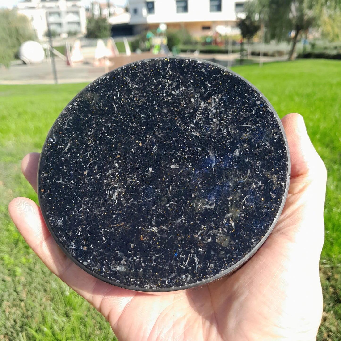 Placa de Carga de Orgón con Antena MWO Lakhovsky- Generador Energía para Alimentos y Bebidas