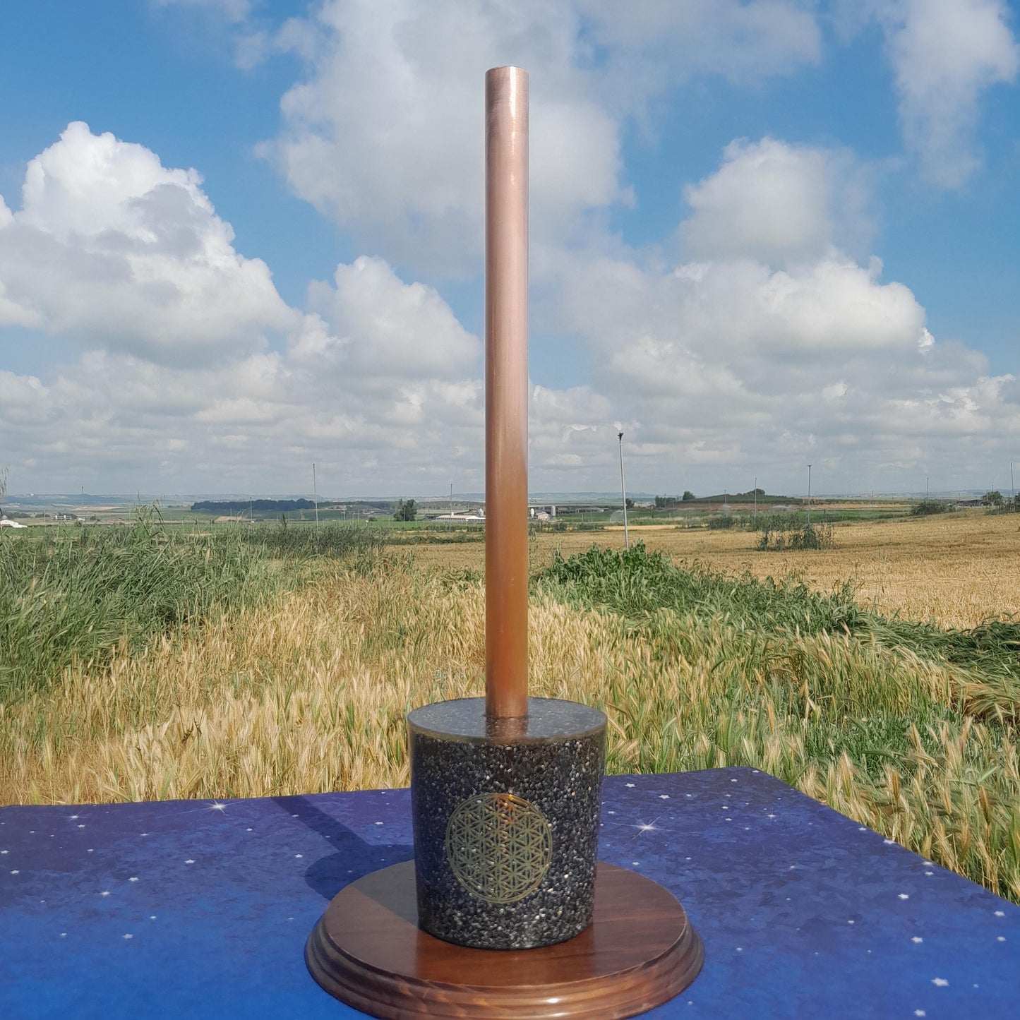 Cloudbuster Flor de la Vida con Shunguita- Towerbuster- Orgone Energy