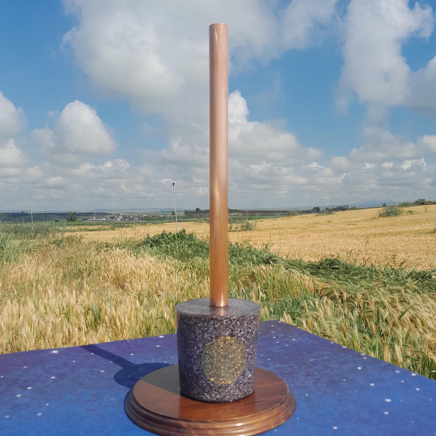 Cloudbuster Flor de la Vida Violeta- Towerbuster- Orgone Energy