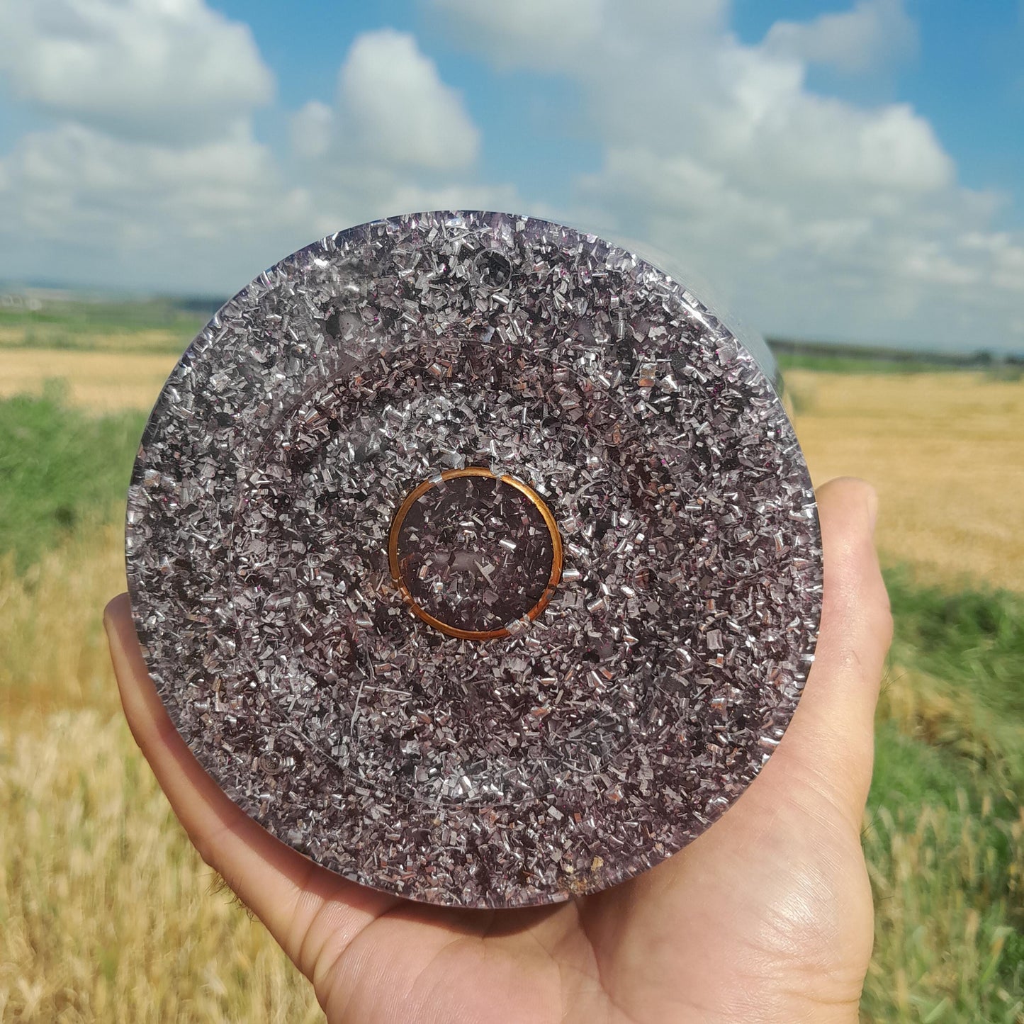 Cloudbuster Flor de la Vida Violeta- Towerbuster- Orgone Energy