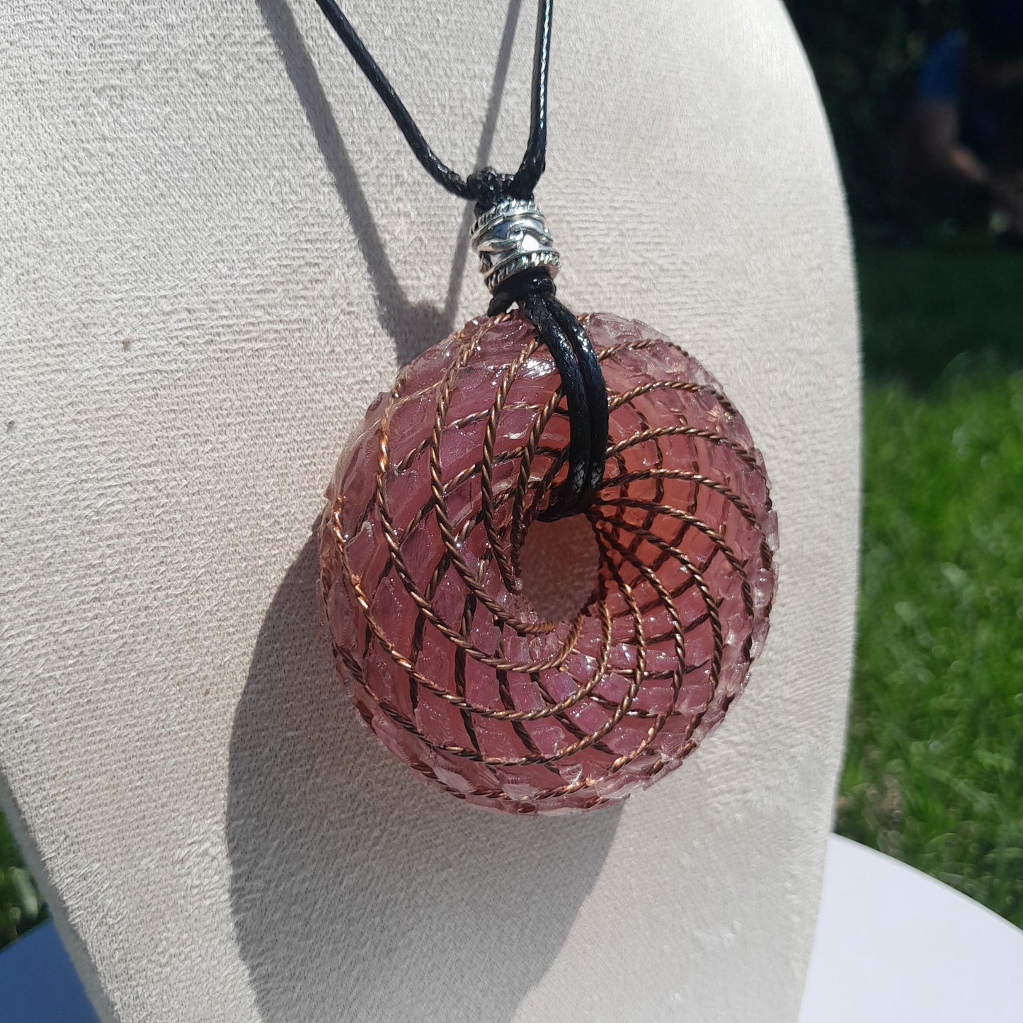 Bobina Rodin- Generador de Ondas de Vórtice- Energía Toroidal | Protección EMF | Joyería Energética Hecha a Mano