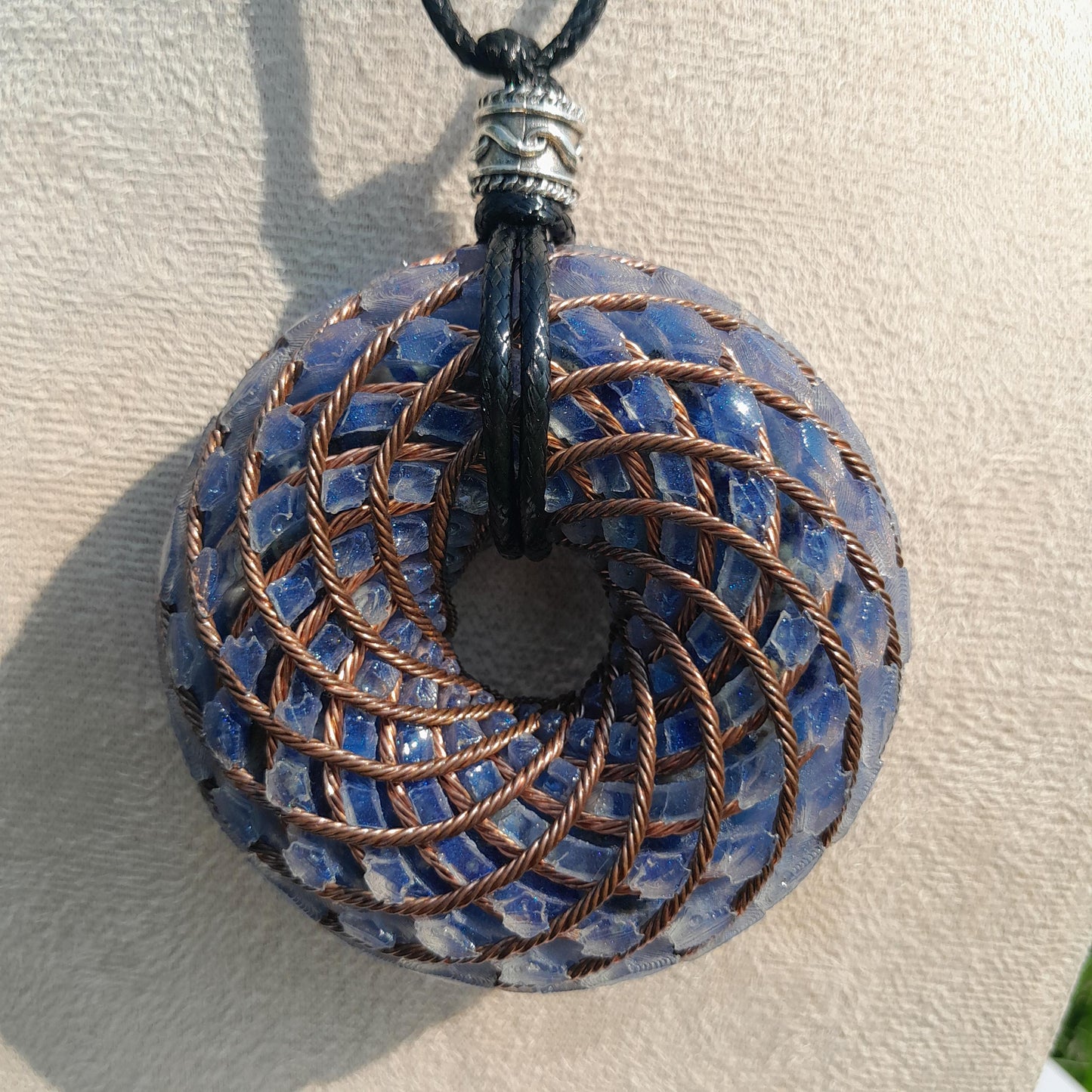 Bobina Rodin Chips de Lapislázuli- Generador de Ondas de Vórtice- Energía Toroidal | Protección EMF