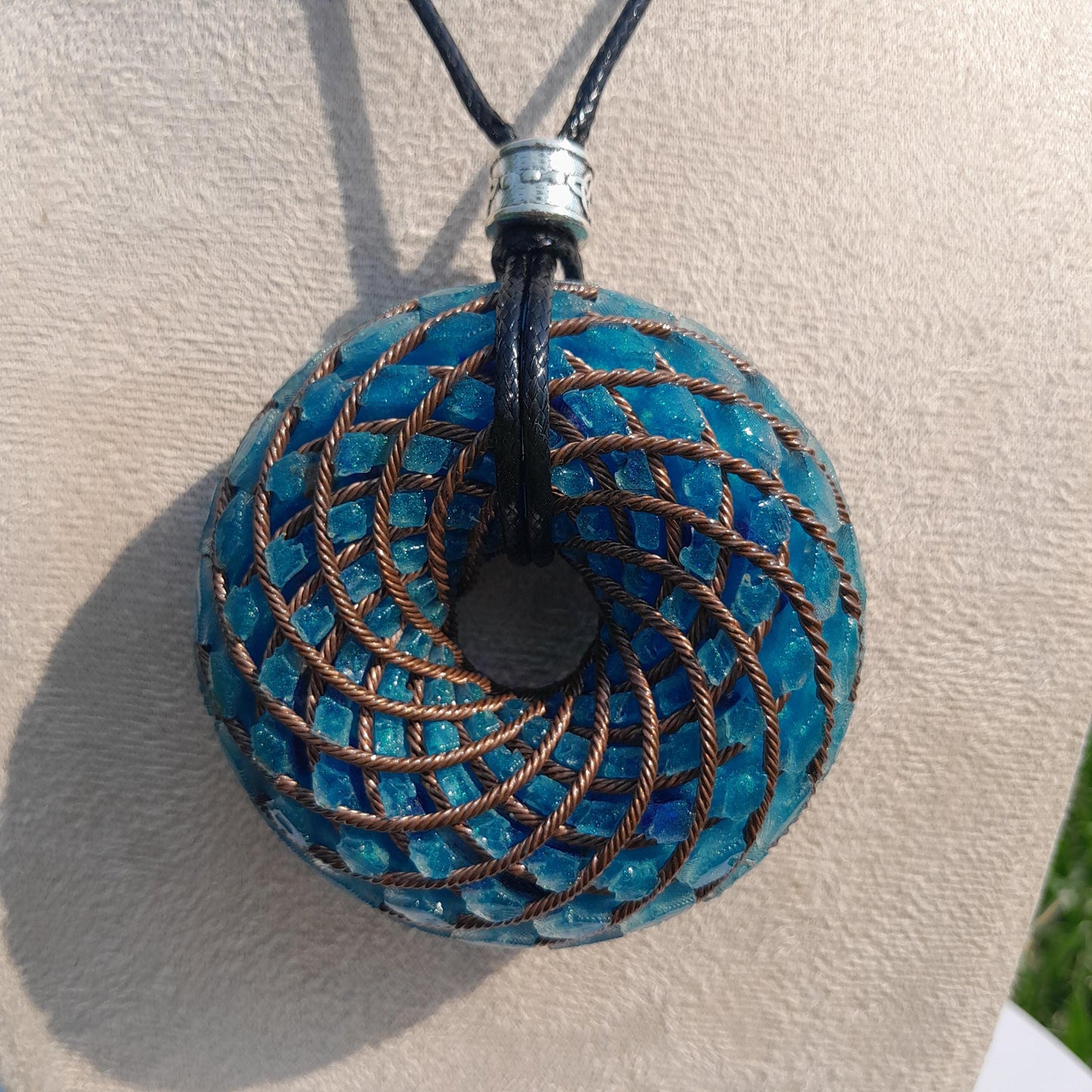 Bobina Rodin Chips de Lapislázuli- Generador de Ondas de Vórtice- Energía Toroidal | Protección EMF