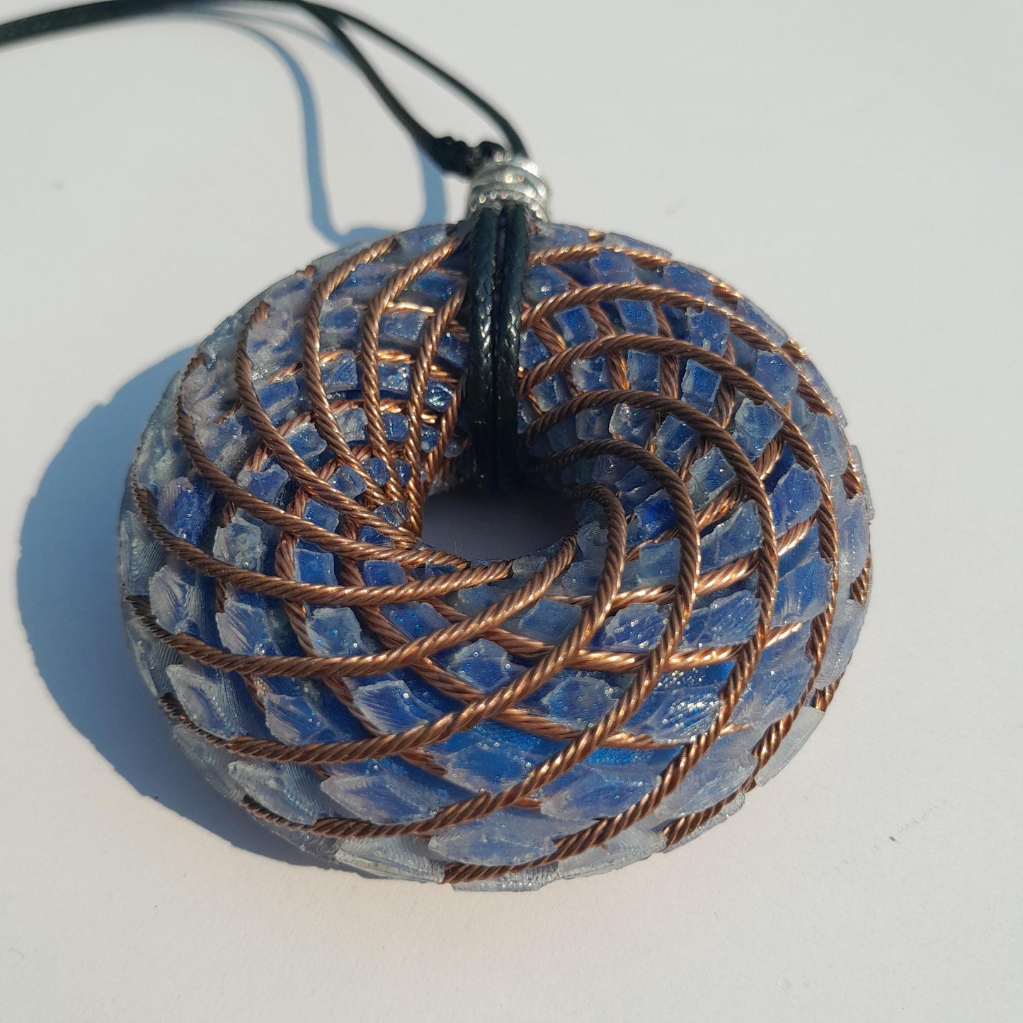 Bobina Rodin Chips de Lapislázuli- Generador de Ondas de Vórtice- Energía Toroidal | Protección EMF