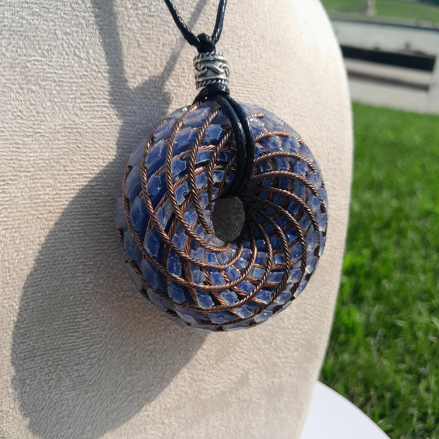 Bobina Rodin Chips de Lapislázuli- Generador de Ondas de Vórtice- Energía Toroidal | Protección EMF