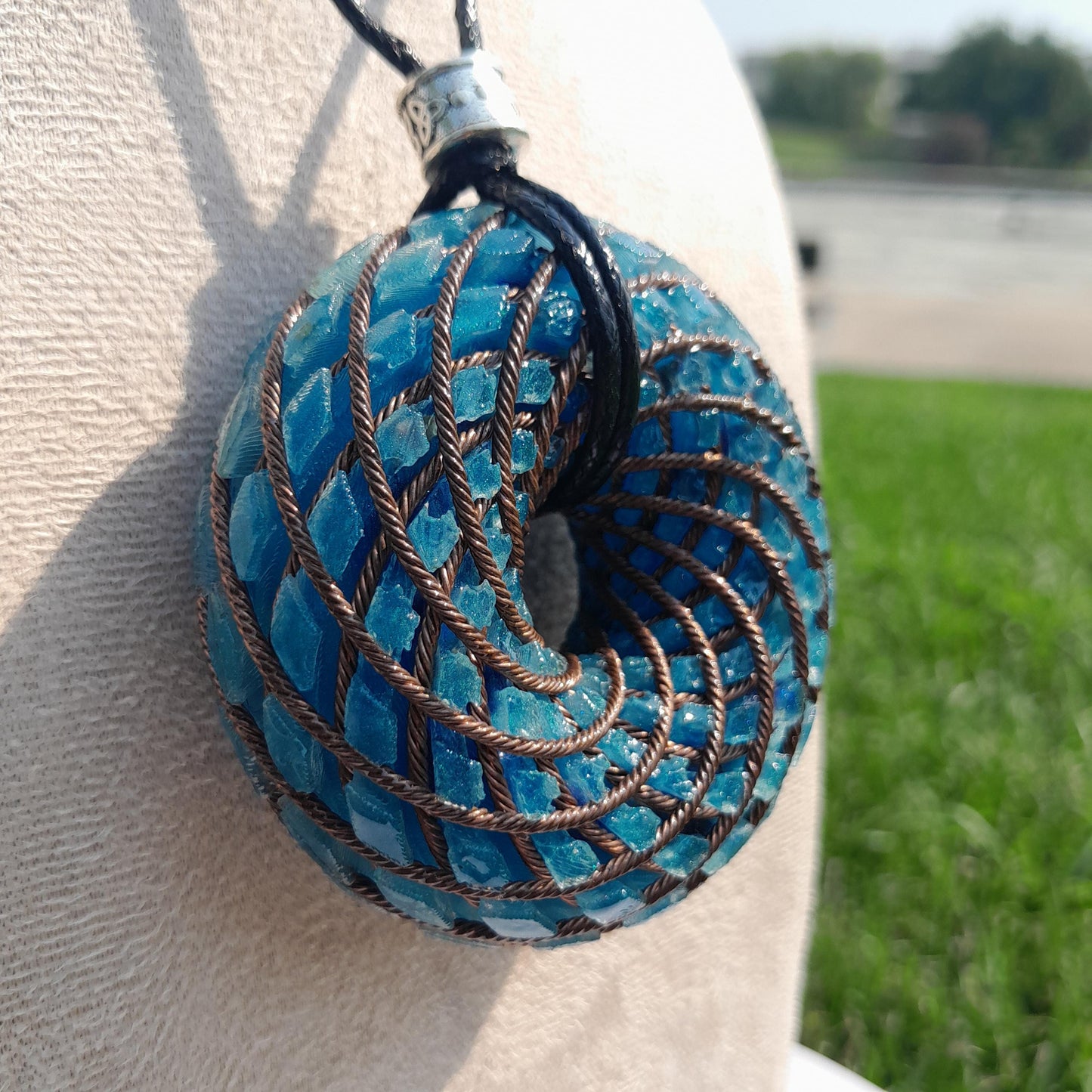 Bobina Rodin Chips de Lapislázuli- Generador de Ondas de Vórtice- Energía Toroidal | Protección EMF