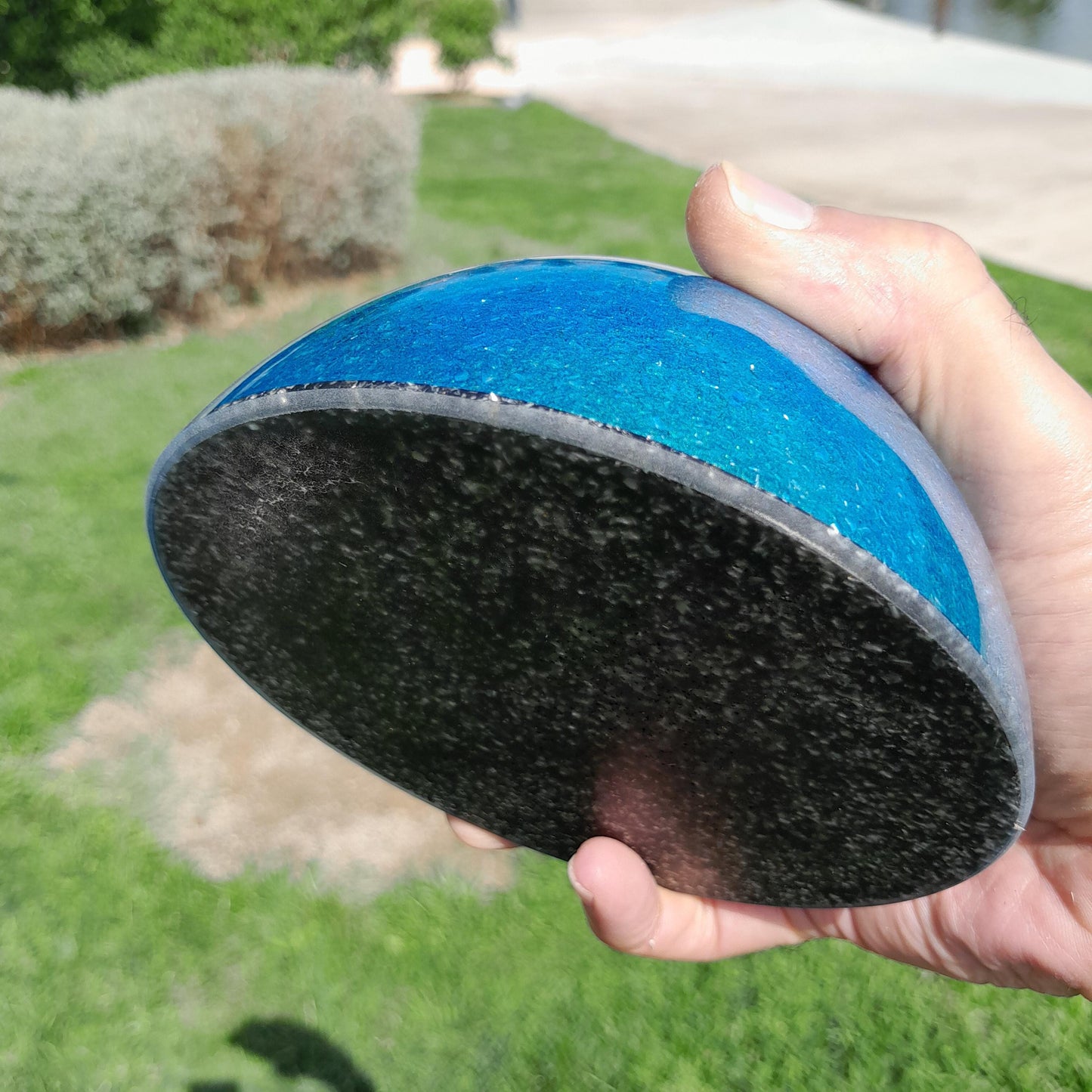 Orgonita Semiesfera Metatron Azul - Protector 5G EMF y Transmutador de Energรญa