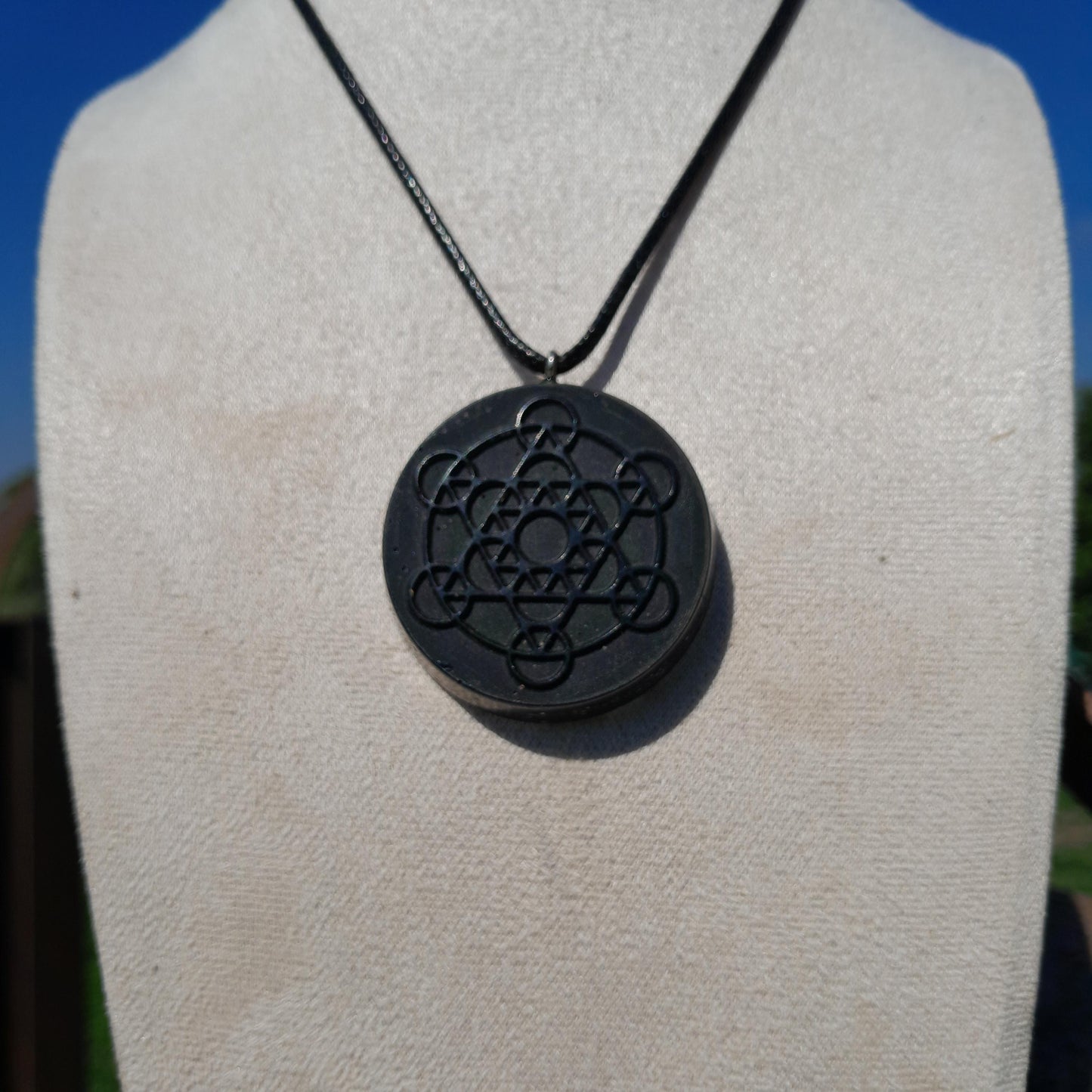 Colgante Orgonita Metatron- Protección 5G- Orgone Necklace- Amuleto Energético Hecho a Mano