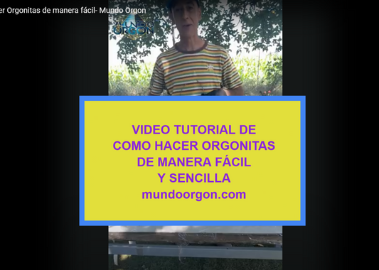 Video Tutorial de como hacer Orgonitas de manera fácil