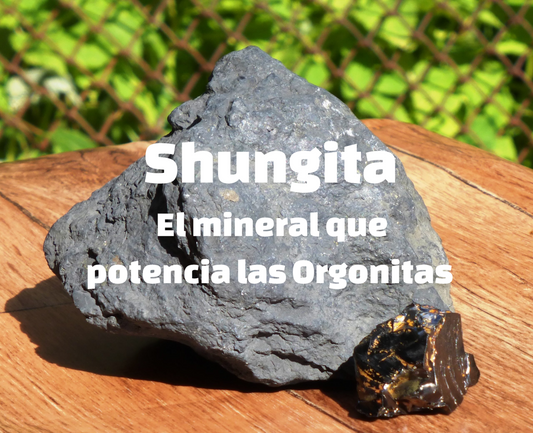 Shungita: el mineral que potencia todas tus orgonitas