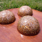 Earth Color Hemisphere Orgonite- Protects from Electromagnetism, 4G and 5G- Energy Transmuter- 
