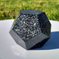 Mini Dodecaedro Orgonita con Shunguita en Polvo- Armonizador de Energía - mundoorgon