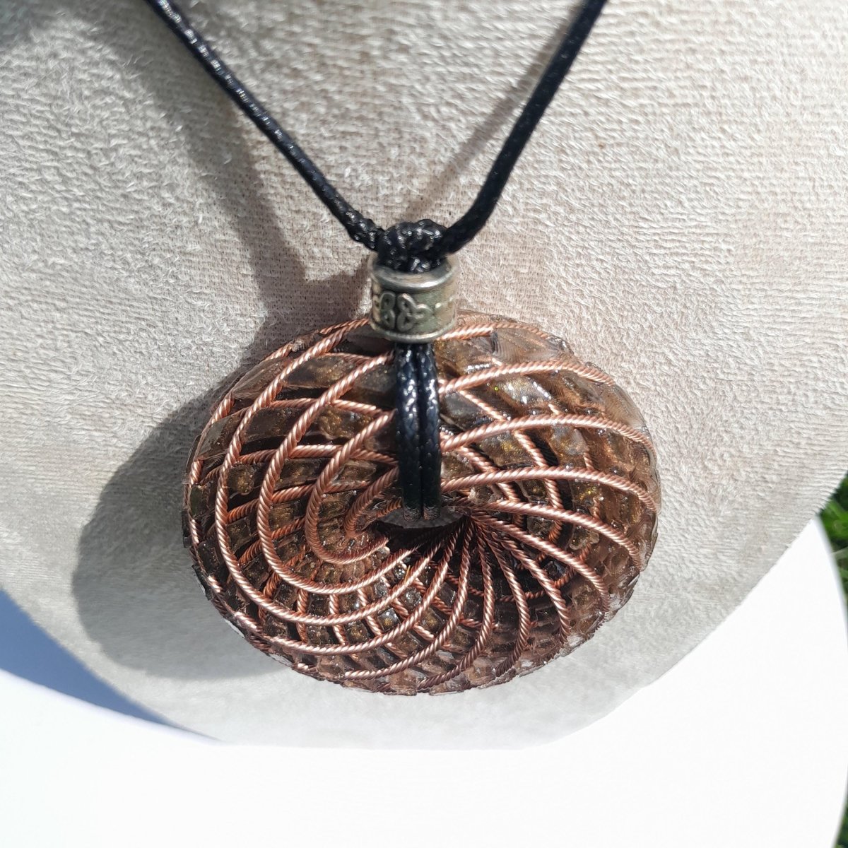 Bobina Torus de Rodin con Ojo de Tigre - 62mm - Generador de Ondas de Vórtice - Mundo Orgon