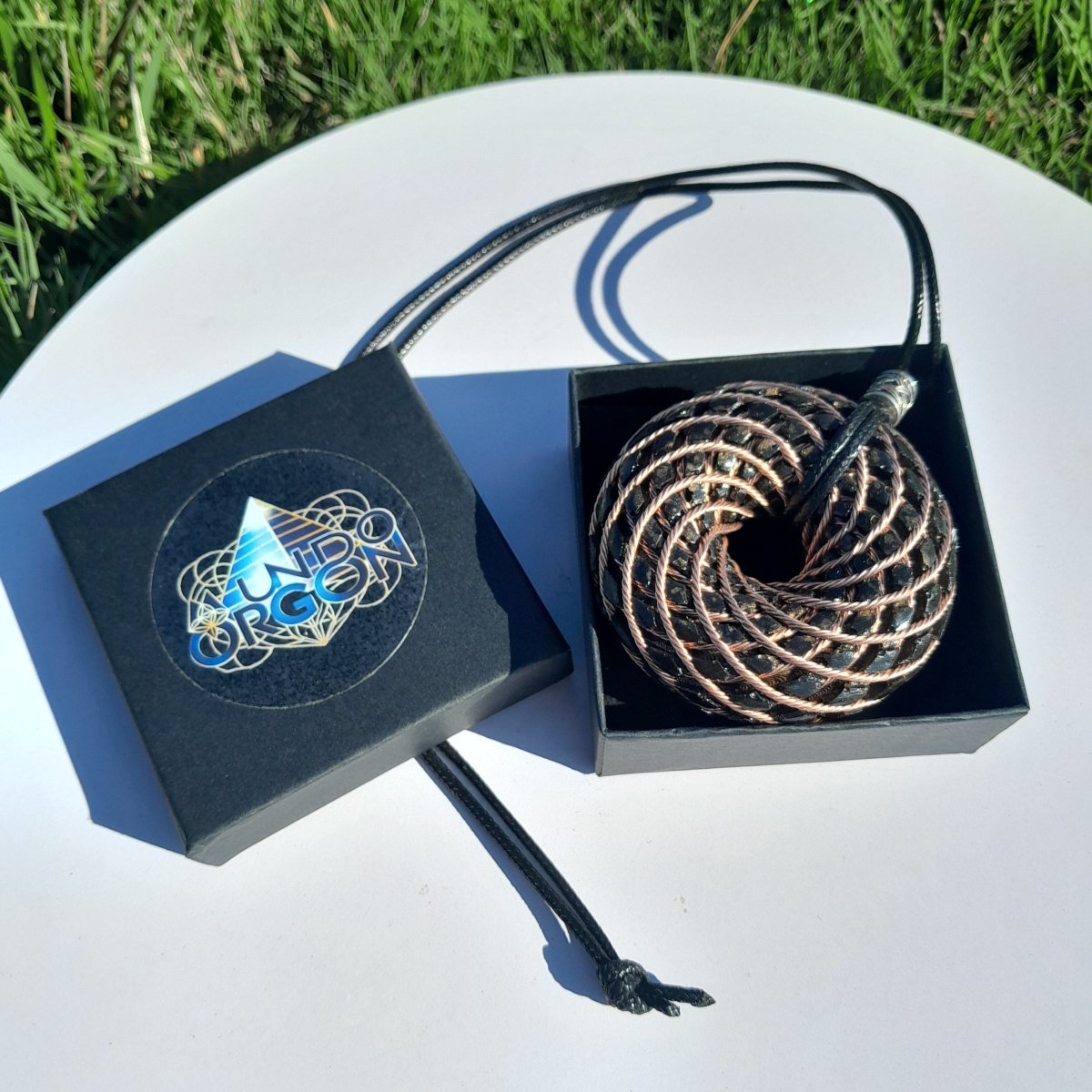 Bobina Torus de Rodin con Shungita - 62mm - Generador de Ondas de Vórtice - Mundo Orgon LTD