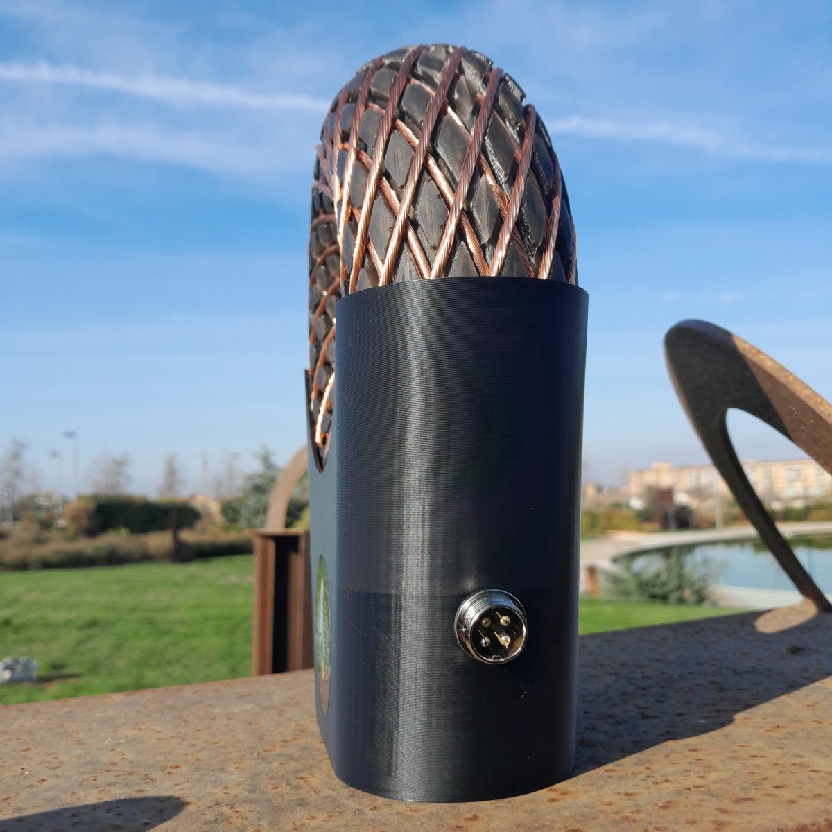 Bobina Torus Rodin 185mm con Shungita | Dispositivo PEMF de Ondas de Vórtice, Maleta Rígida y Amplificador 100W - Mundo Orgon