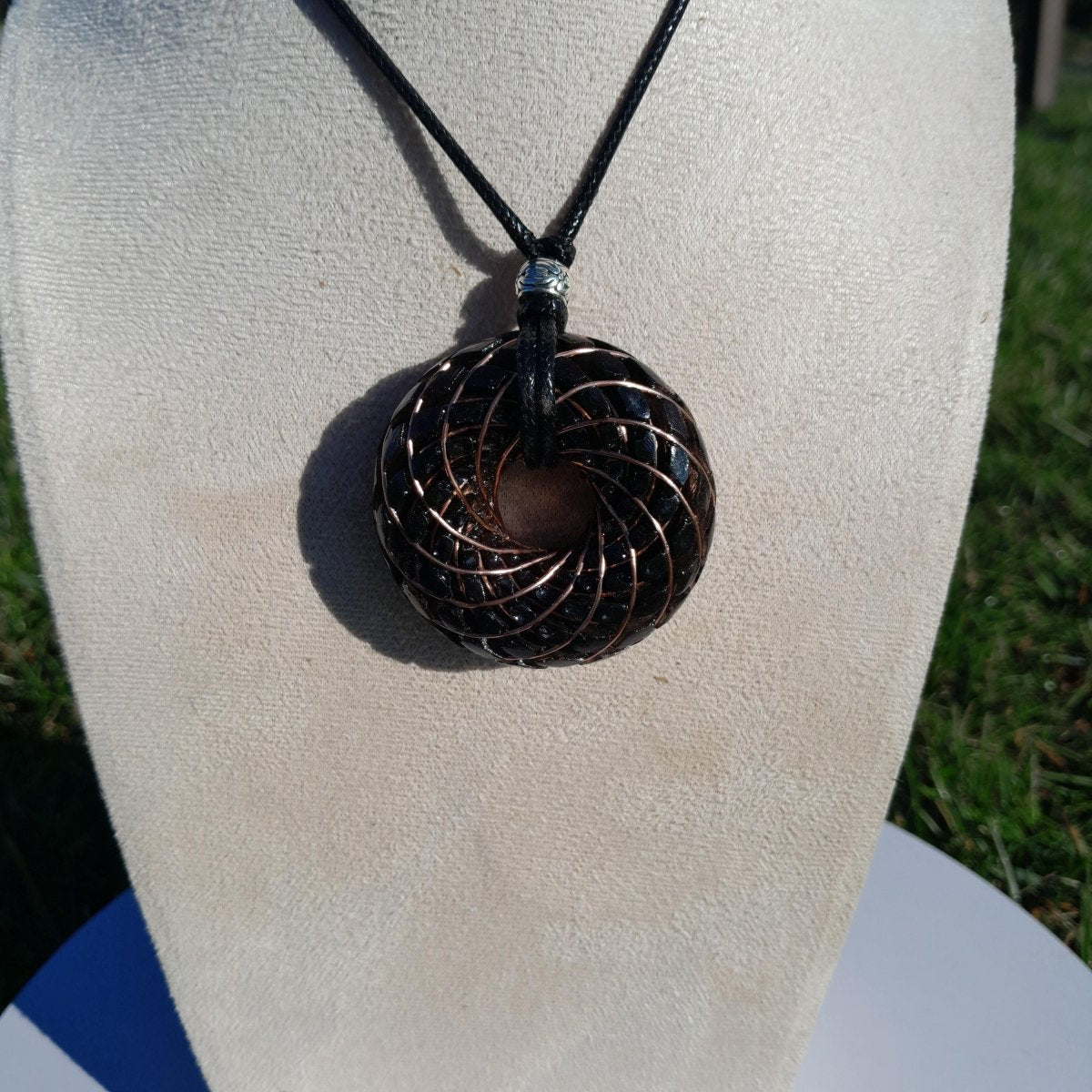 Bobina Torus Rodin con Shungita - 50mm - Generador de Ondas de Vórtice - Mundo Orgon