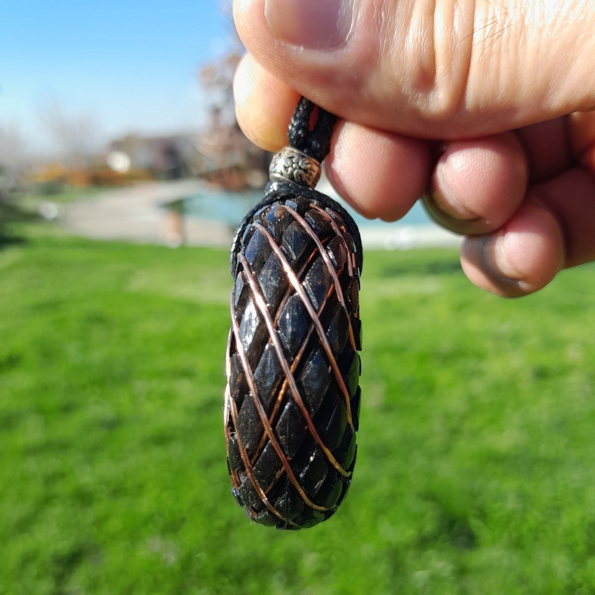 Bobina Torus Rodin con Shungita - 50mm - Generador de Ondas de Vórtice - Mundo Orgon LTD