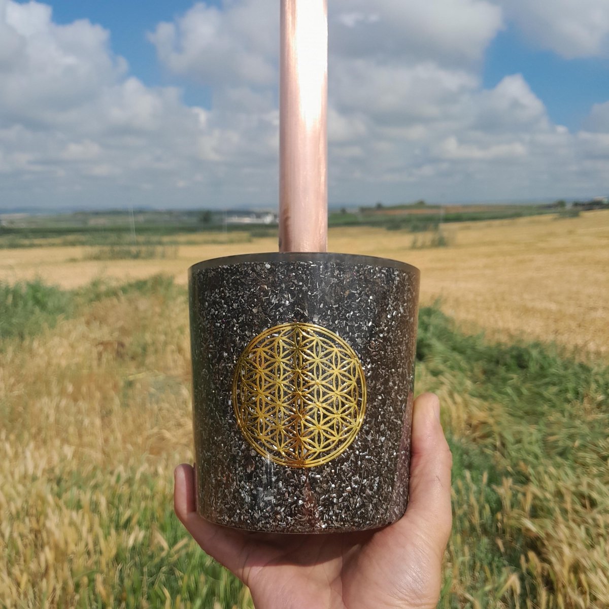 Cloudbuster Flor de la Vida con Shunguita - Mundo Orgon