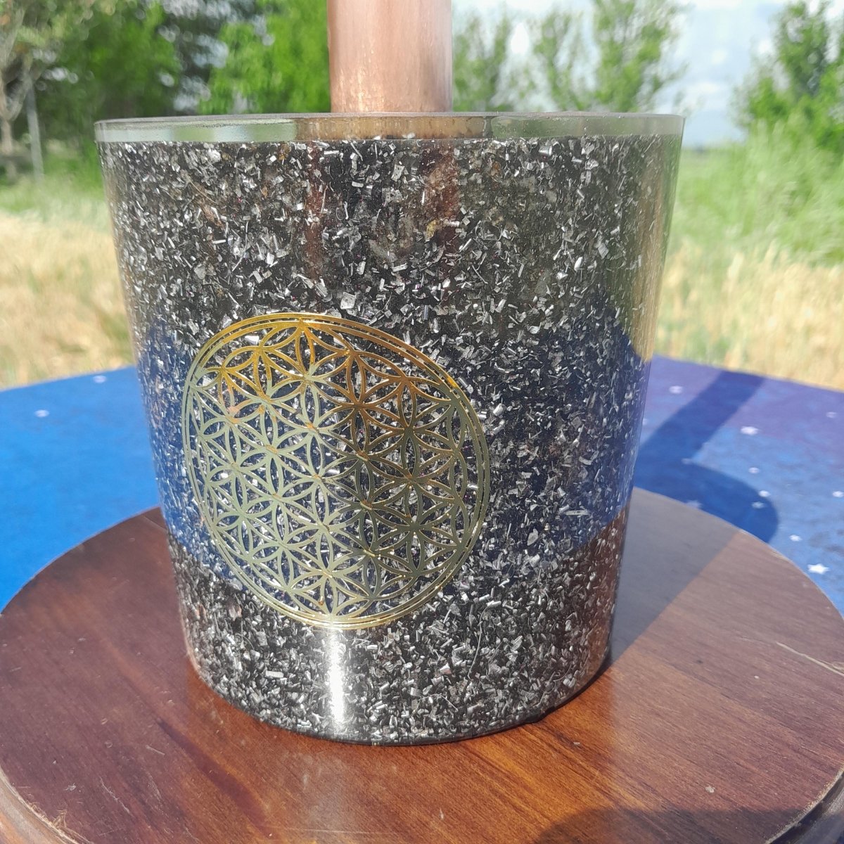 Cloudbuster Flor de la Vida con Shunguita - Mundo Orgon