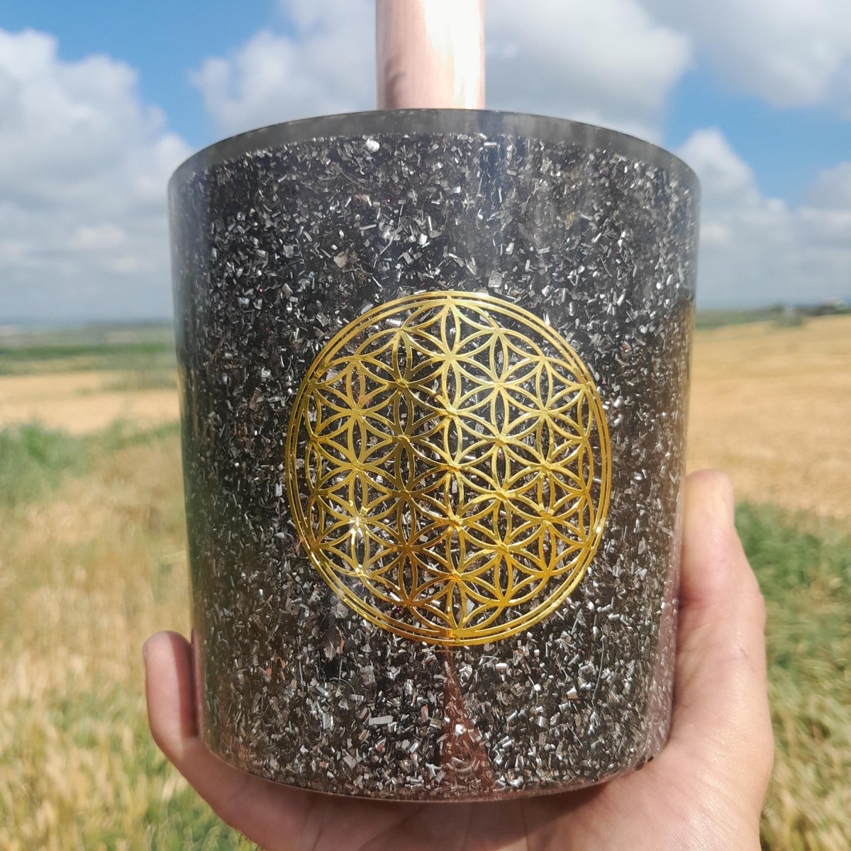 Cloudbuster Flor de la Vida con Shunguita - Mundo Orgon