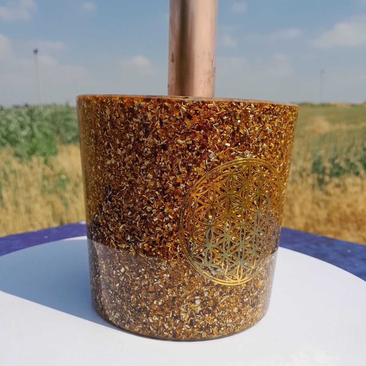 Cloudbuster Flor de la Vida Marrón - Mundo Orgon