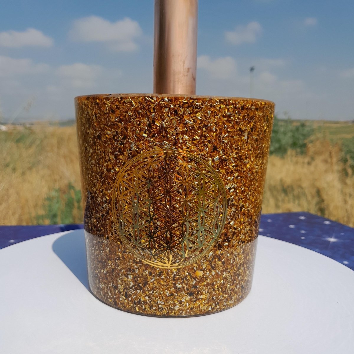 Cloudbuster Flor de la Vida Marrón - Mundo Orgon