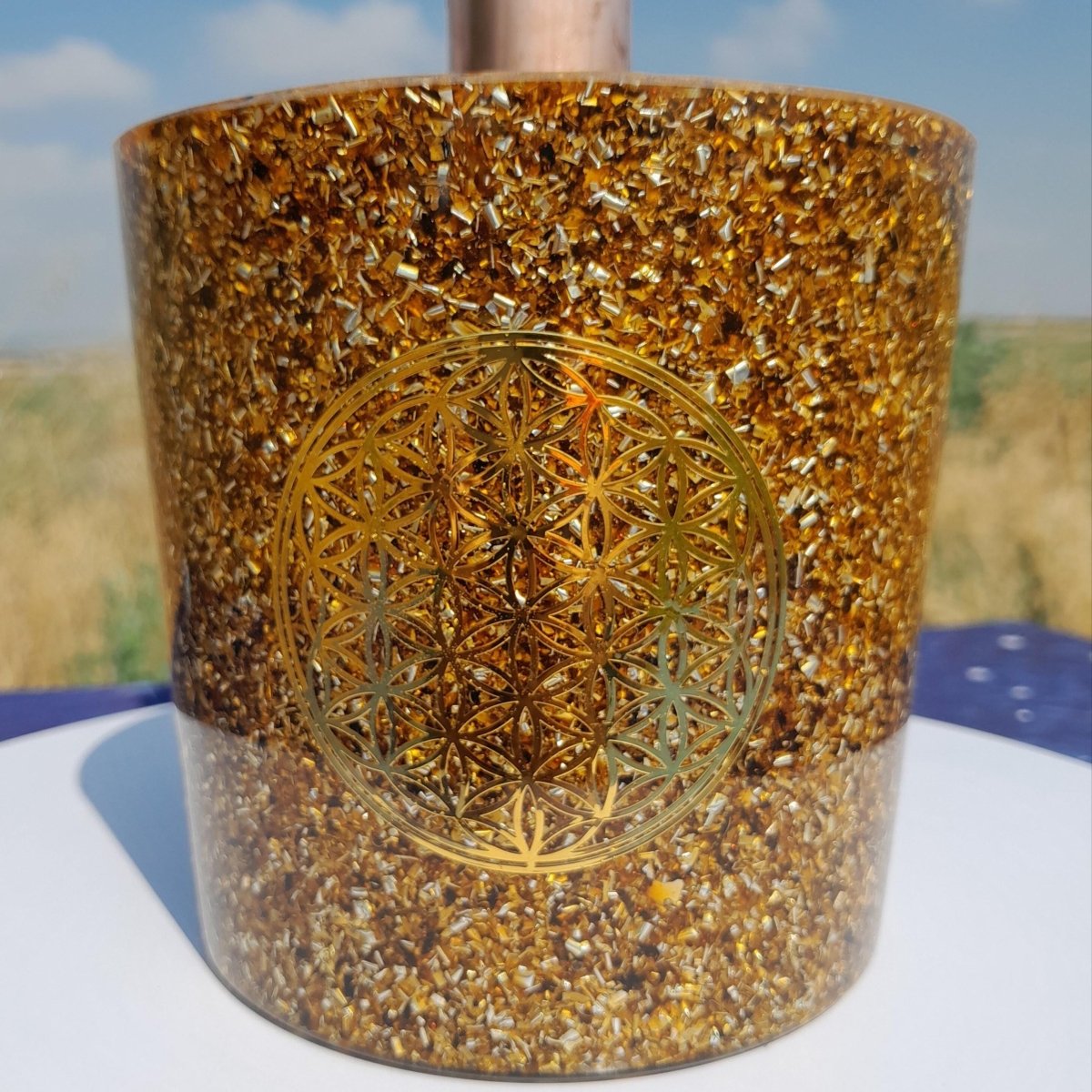 Cloudbuster Flor de la Vida Marrón - Mundo Orgon