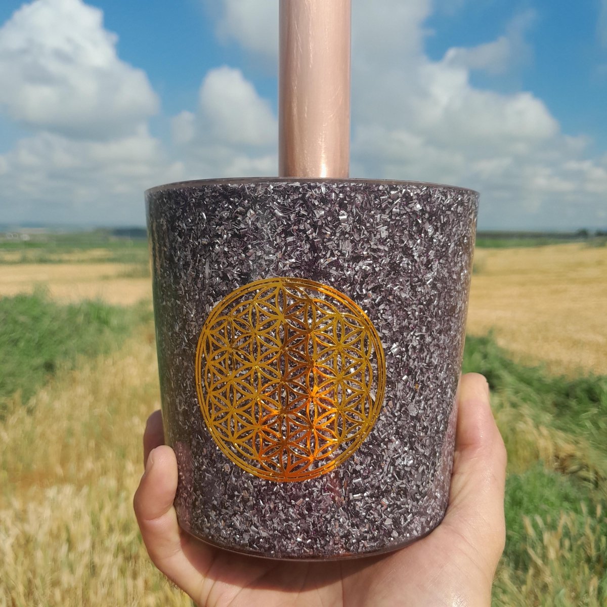 Cloudbuster Flor de la Vida Violeta - Mundo Orgon