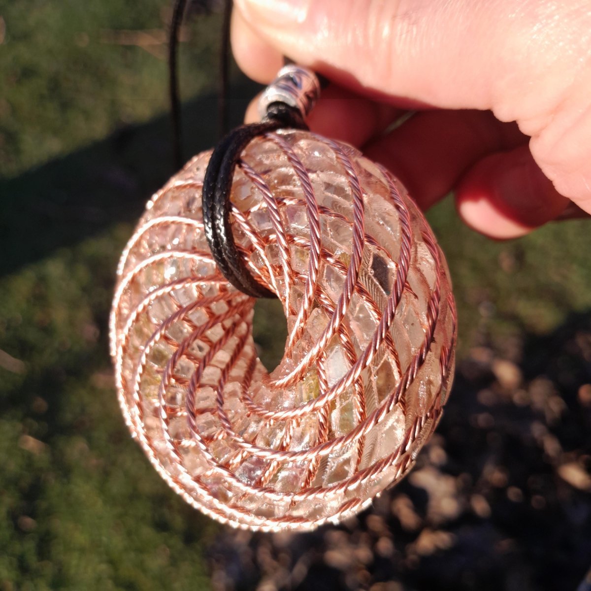 Colgante Bobina Rodin Turmalina 62 mm - Mundo Orgon