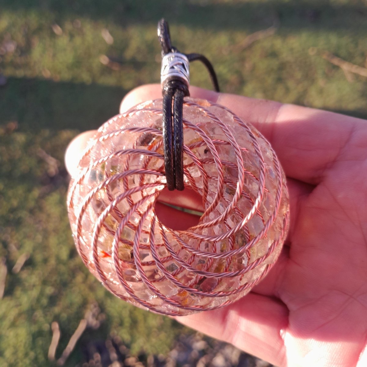 Colgante Bobina Rodin Turmalina 62 mm - Mundo Orgon