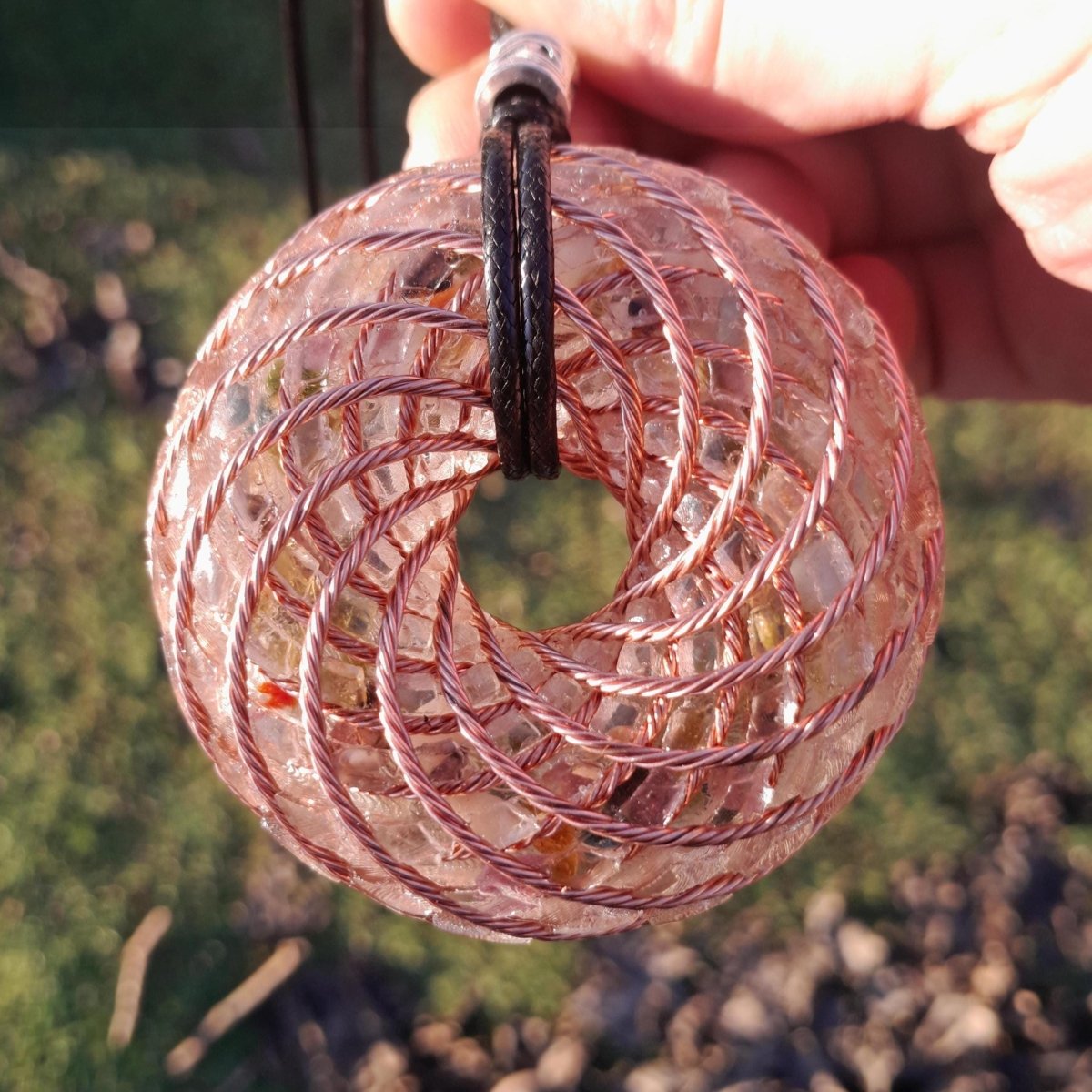 Colgante Bobina Rodin Turmalina 62 mm - Mundo Orgon