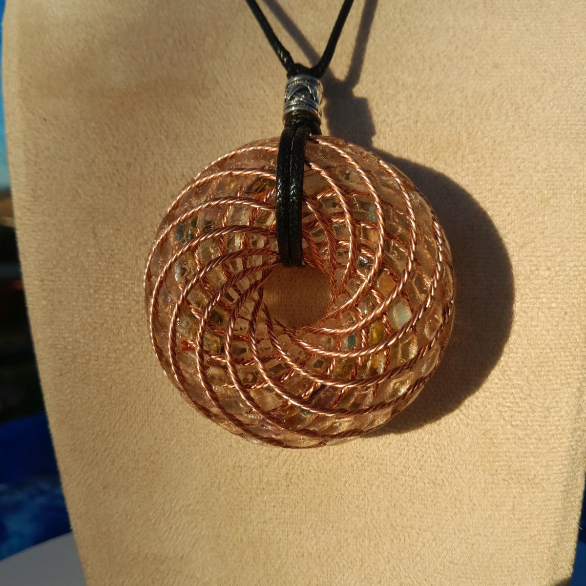 Colgante Bobina Rodin Turmalina 62 mm - Mundo Orgon