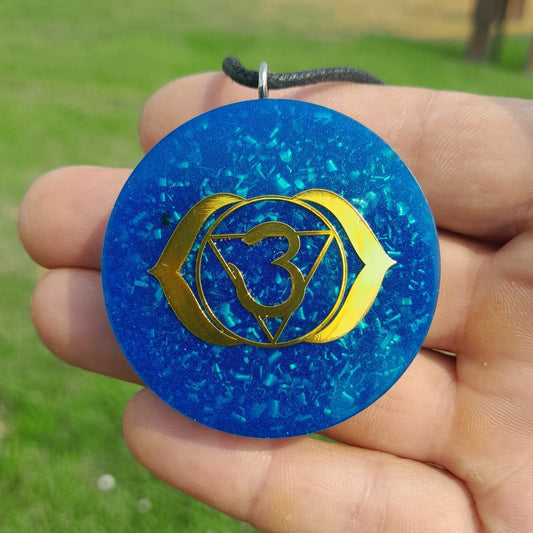 Colgante de Orgonita Chakra del Corazón con Shungita - Mundo Orgon LTD
