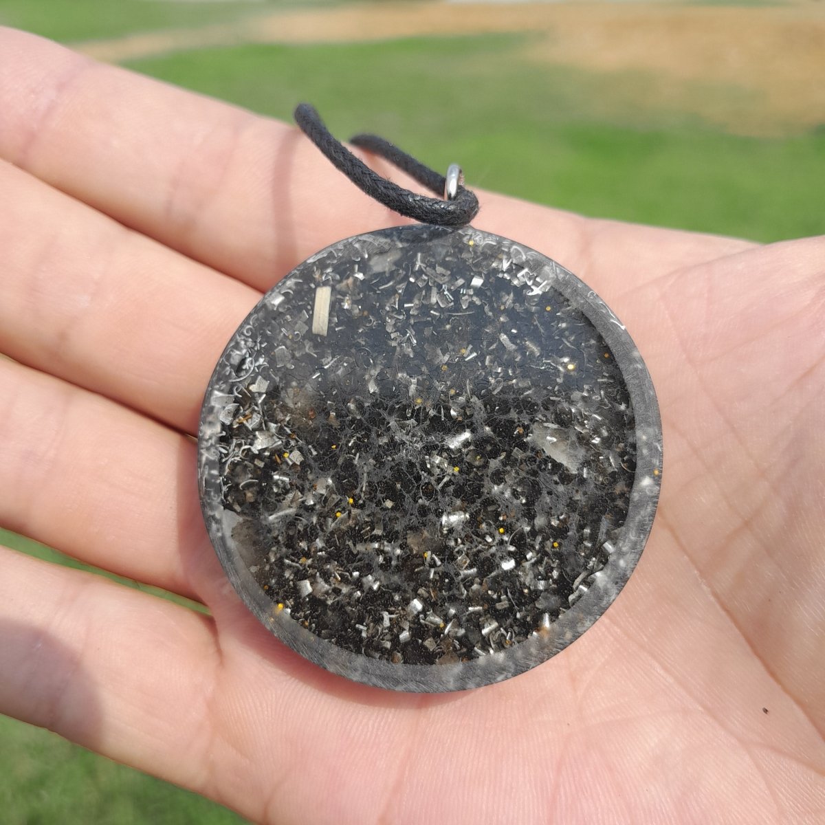 Colgante de Orgonita Flor de la Vida con Estrella de 6 puntas - Mundo Orgon LTD