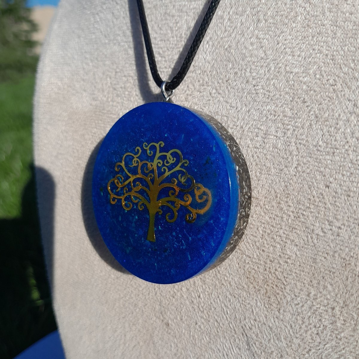 Colgante Orgonita Árbol de la Vida con Shungita - Mundo Orgon LTD