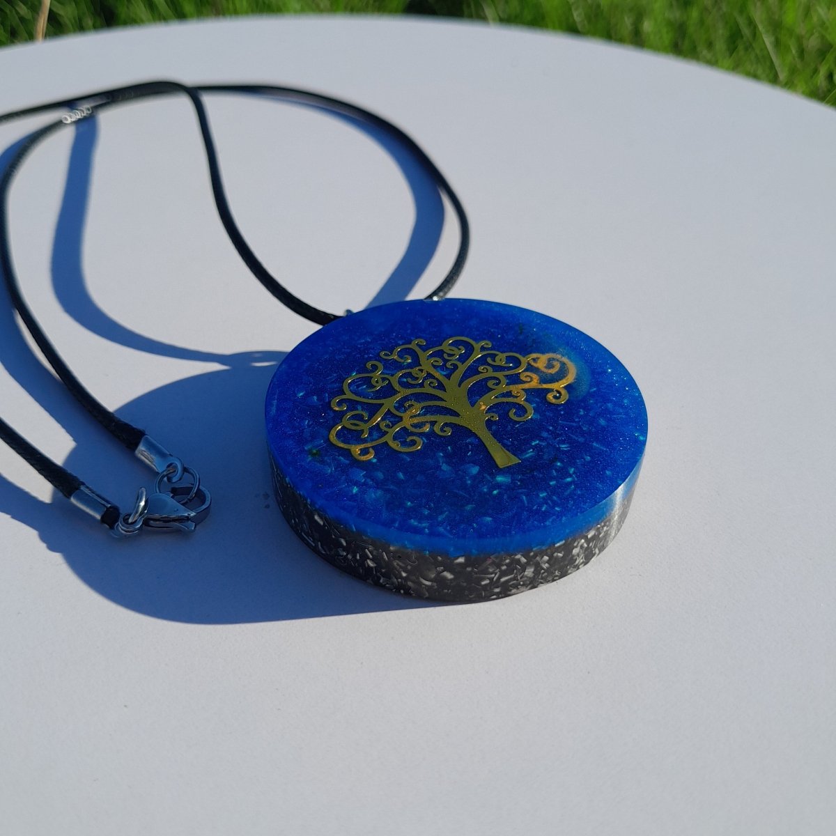 Colgante Orgonita Árbol de la Vida con Shungita - Mundo Orgon LTD