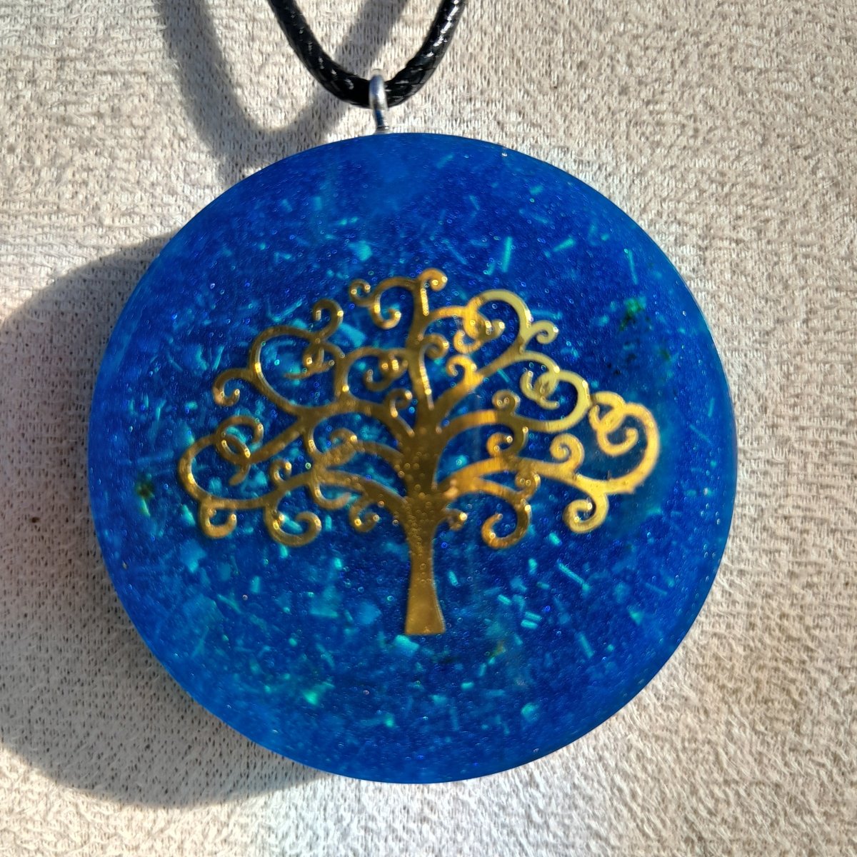 Colgante Orgonita Árbol de la Vida con Shungita - Mundo Orgon LTD