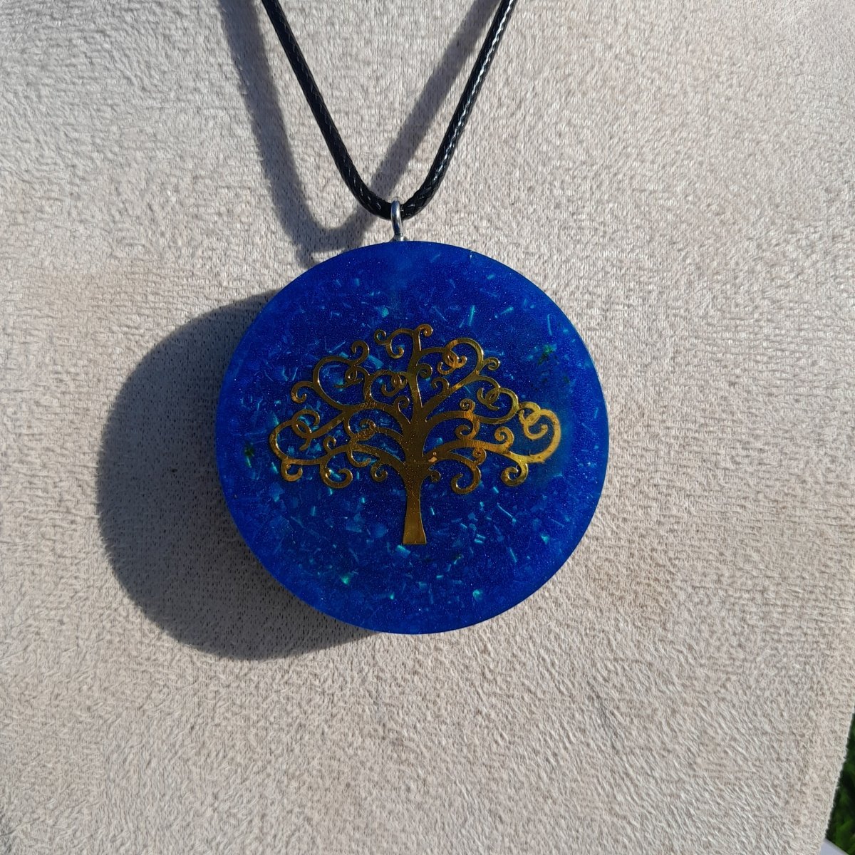 Colgante Orgonita Árbol de la Vida con Shungita - Mundo Orgon LTD