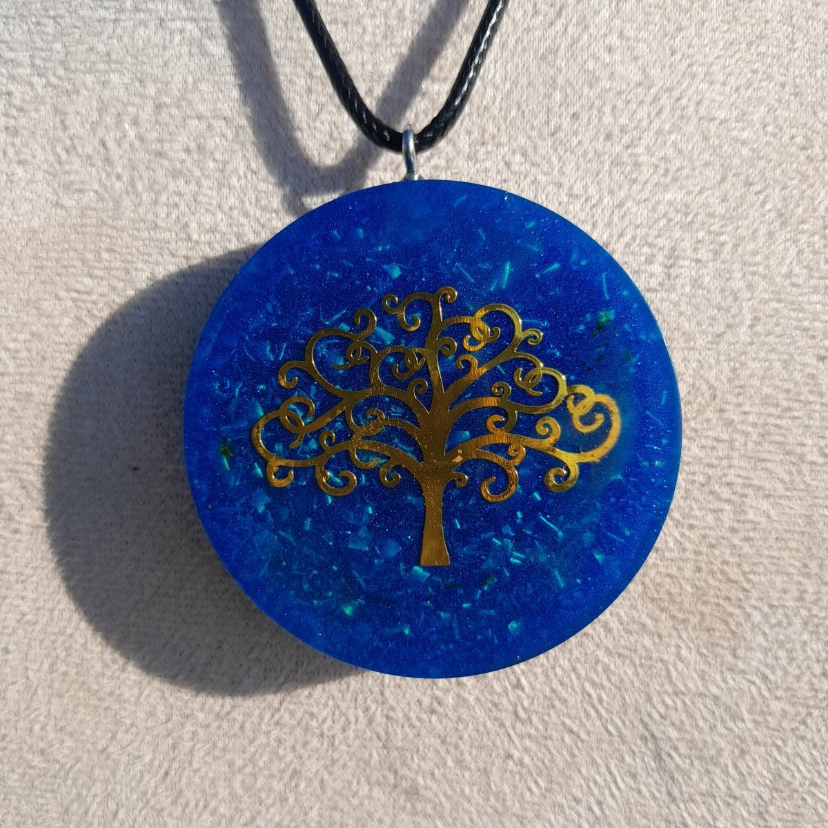 Colgante Orgonita Árbol de la Vida con Shungita - Mundo Orgon LTD