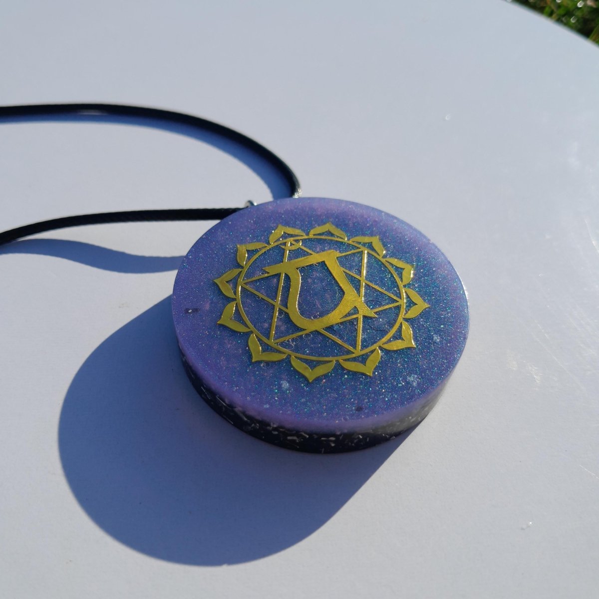 Colgante Orgonita Chakra Anahata con Shungita - Mundo Orgon