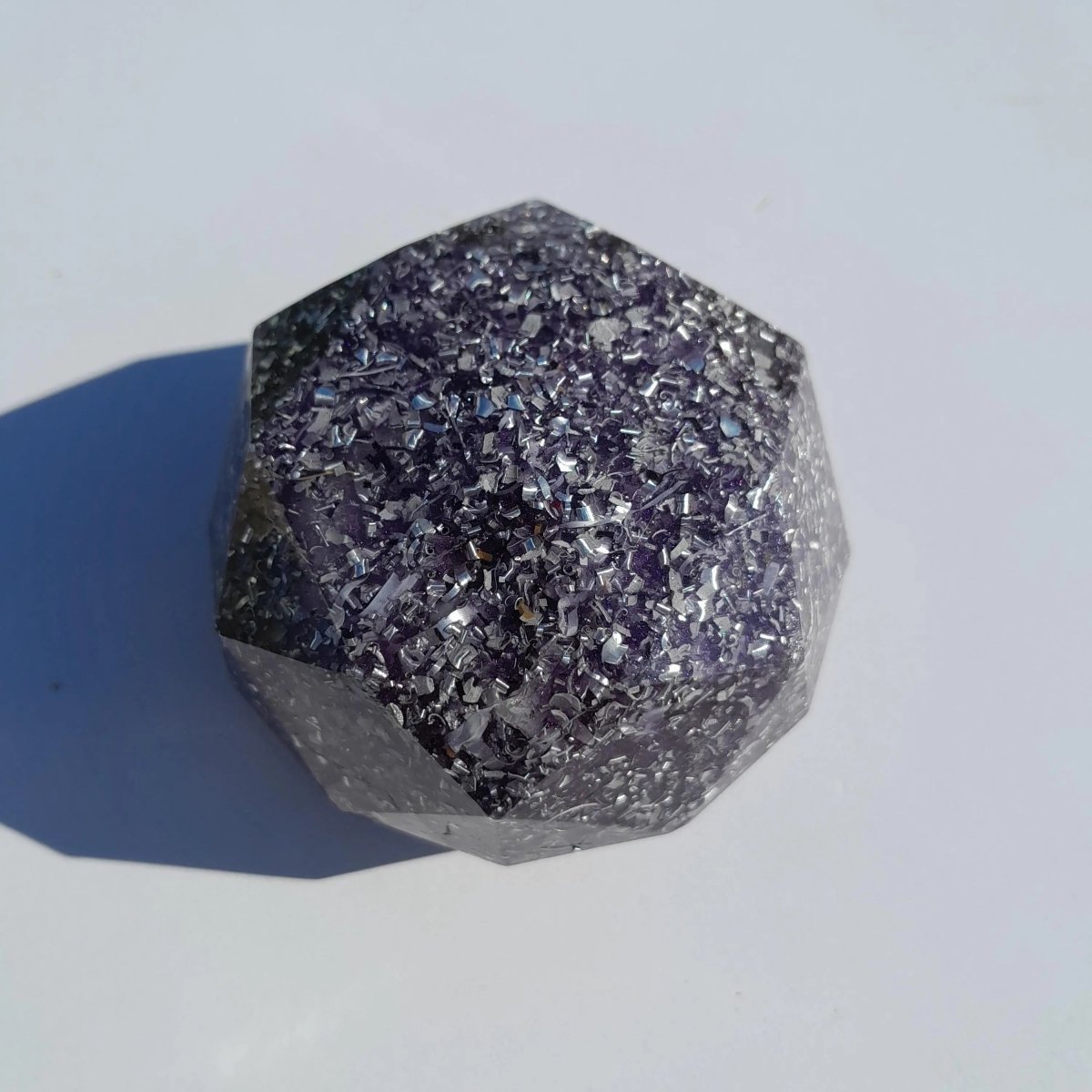 Domo de Orgonita Violeta - Tamaño Mediano - Mundo Orgon