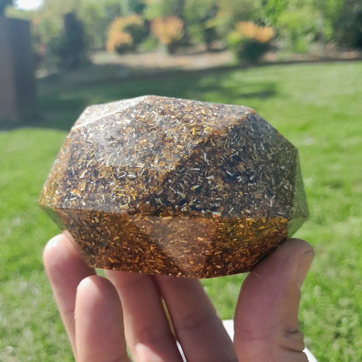 Domo Orgonita Marrón - Mundo Orgon