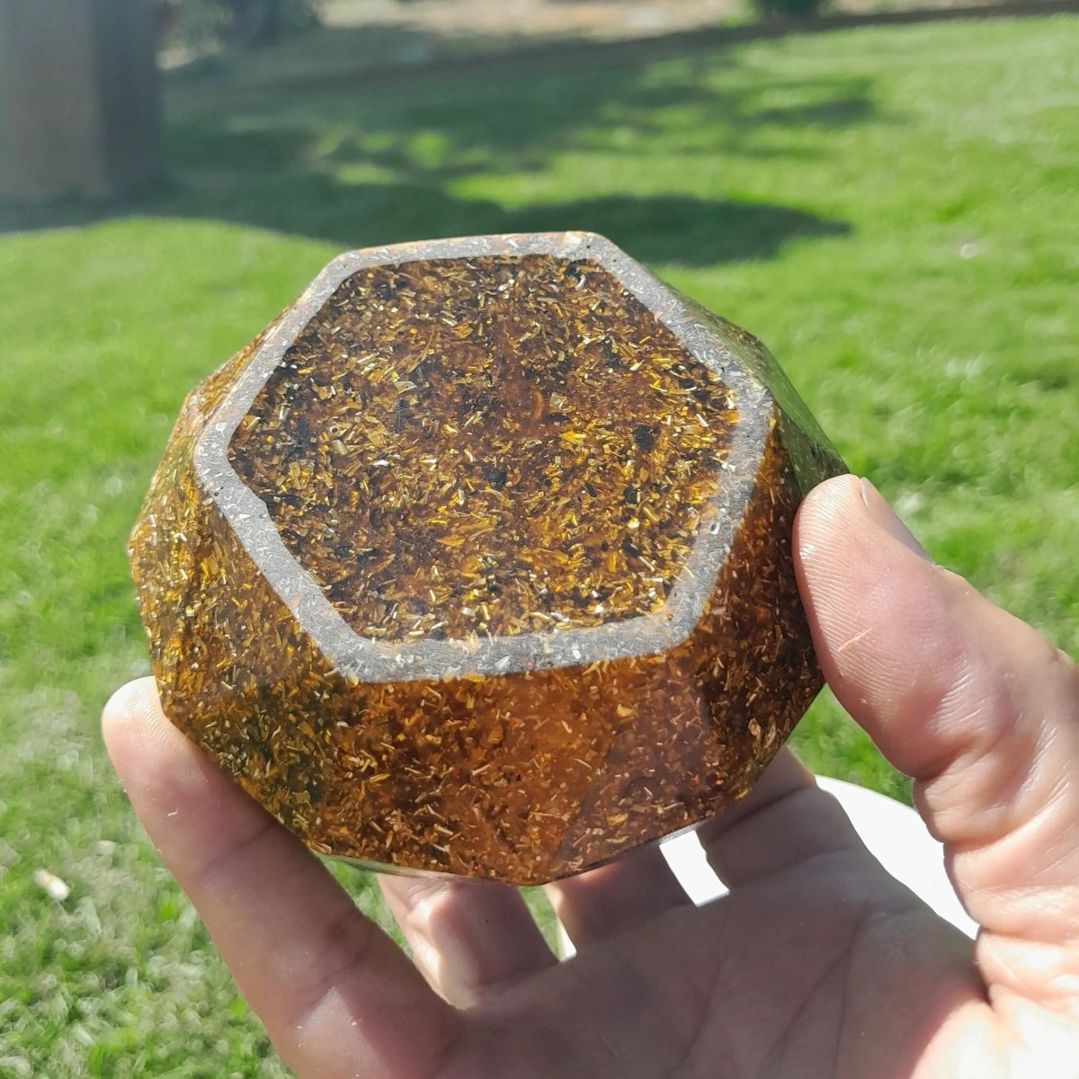 Domo Orgonita Marrón - Mundo Orgon