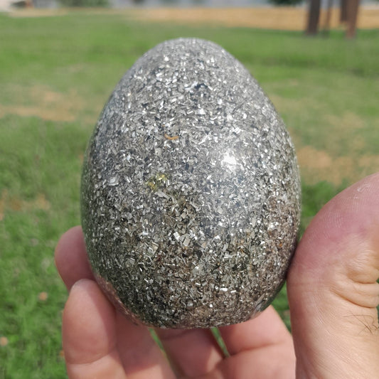 Huevo de Orgonita Básico Color Gris - Mundo Orgon LTD
